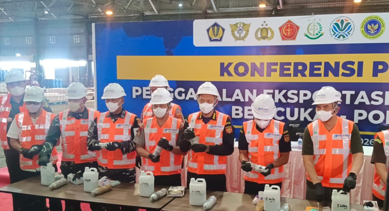 Bea Cukai dan Polri gagalkan ekspor ilegal merkuri di Surabaya