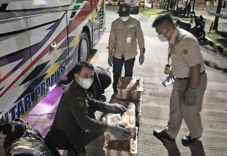 Petugas Karantina Bali mengamankan 482 burung tanpa dokumen kesehatan di Pelabuhan Padangbai.