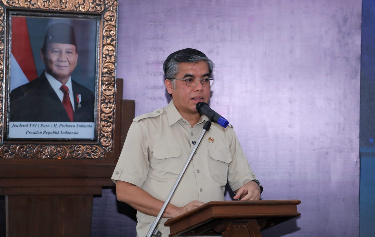 Menaker Yassierli membuka pelatihan kerja penyandang disabilitas di Boyolali.