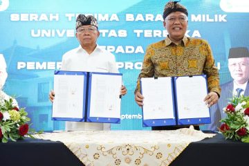 Penyerahan aset Universitas Terbuka kepada Pemprov Bali