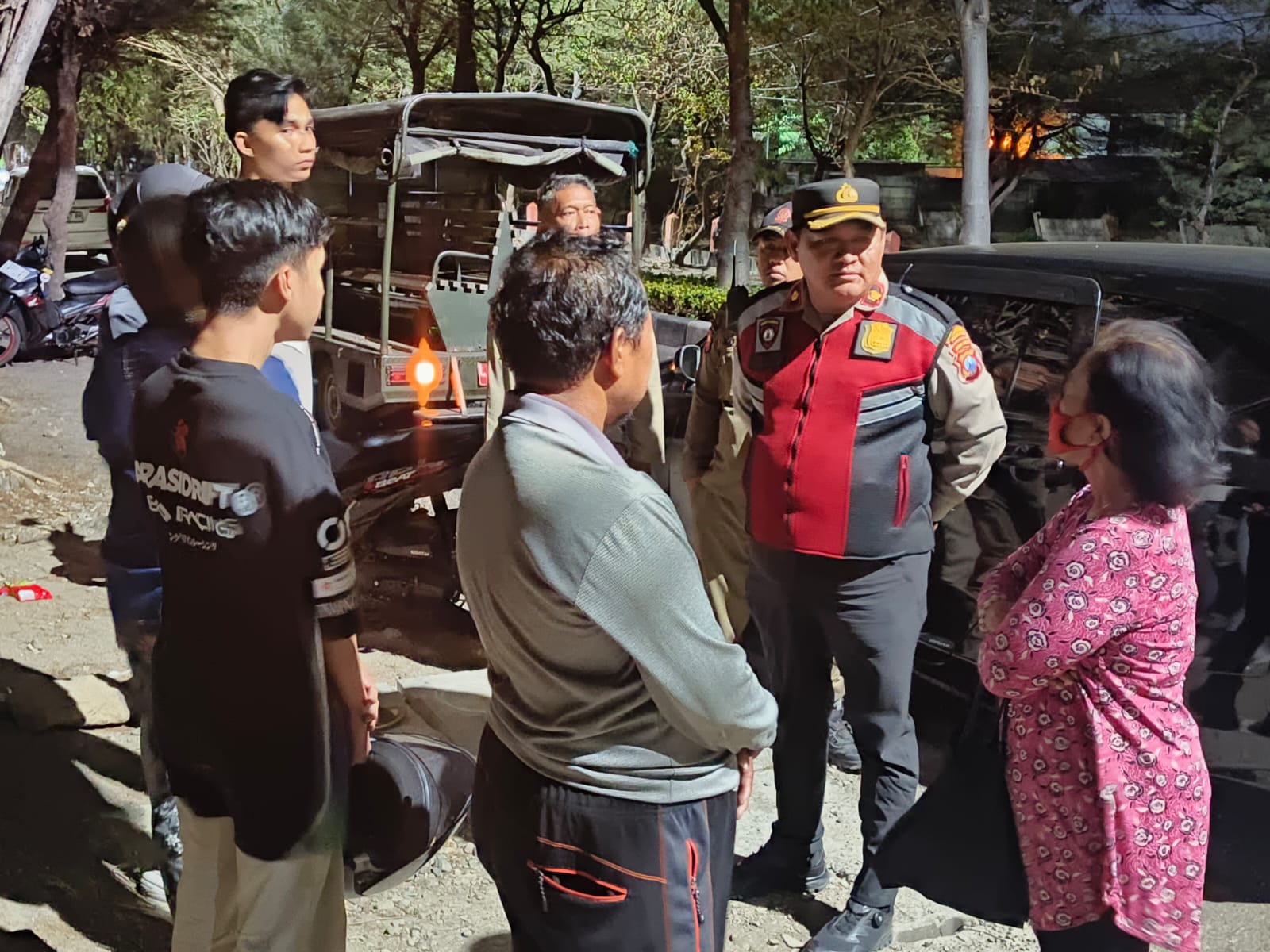 Polsek Kenjeran dan Tiga Pilar menggelar Apel Asuhan Rembulan