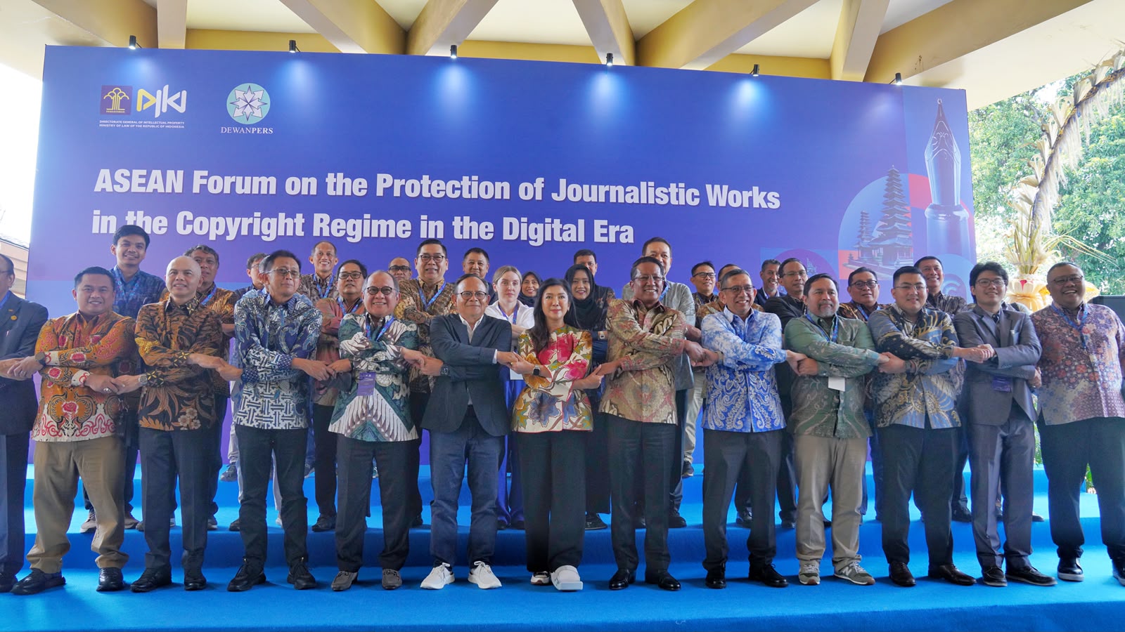 Menkum Supratman Andi Agtas membahas pelindungan hak cipta karya jurnalistik di era digital dalam forum ASEAN di Bali.